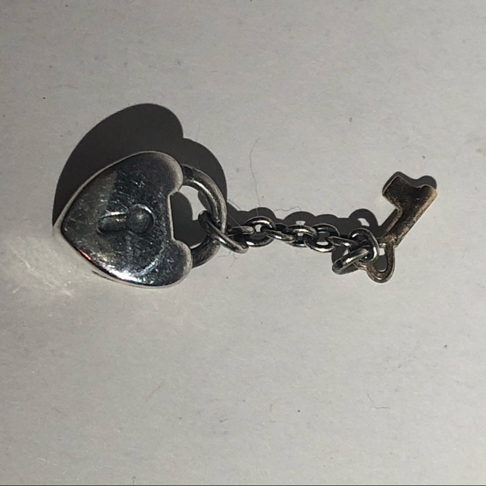 heart lock and key pandora charm